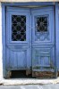 Blauwe deur